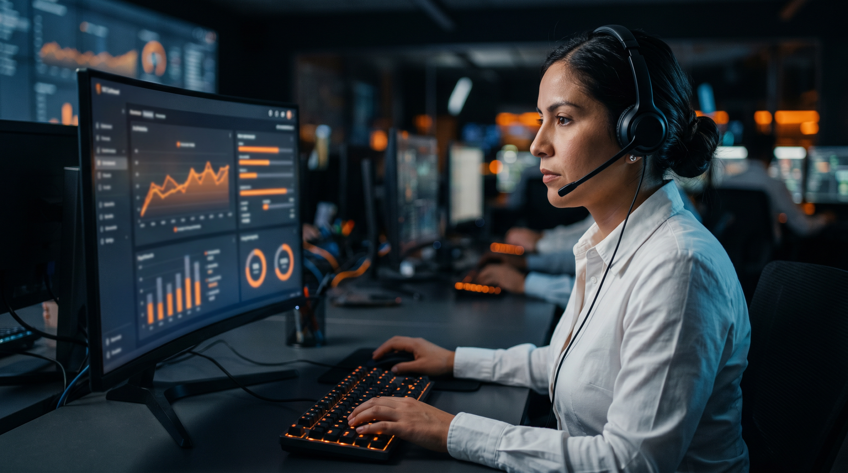 Operadora de Central de Operaciones Allied Security 24/7