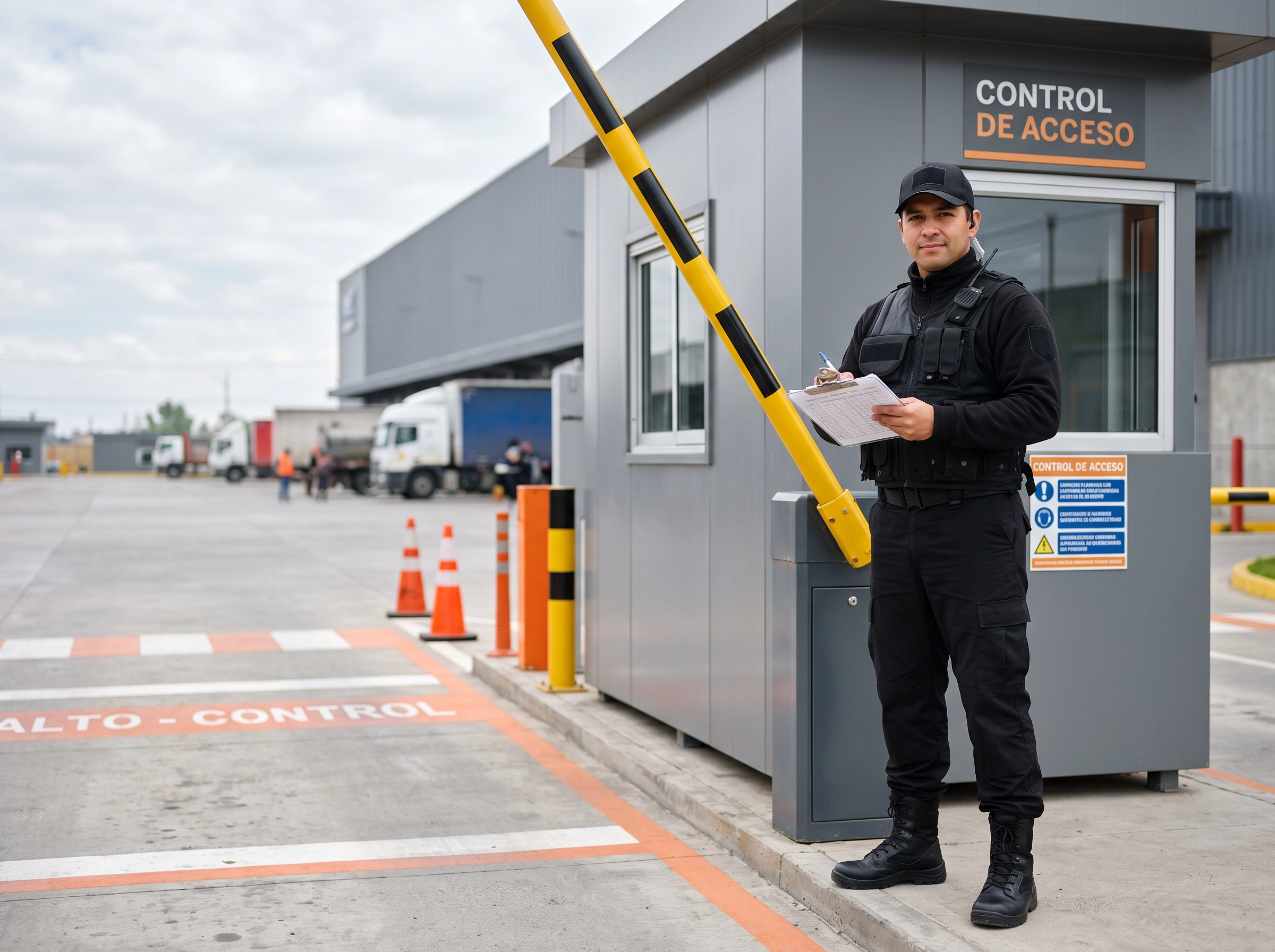 Guardia Allied en control de acceso industrial
