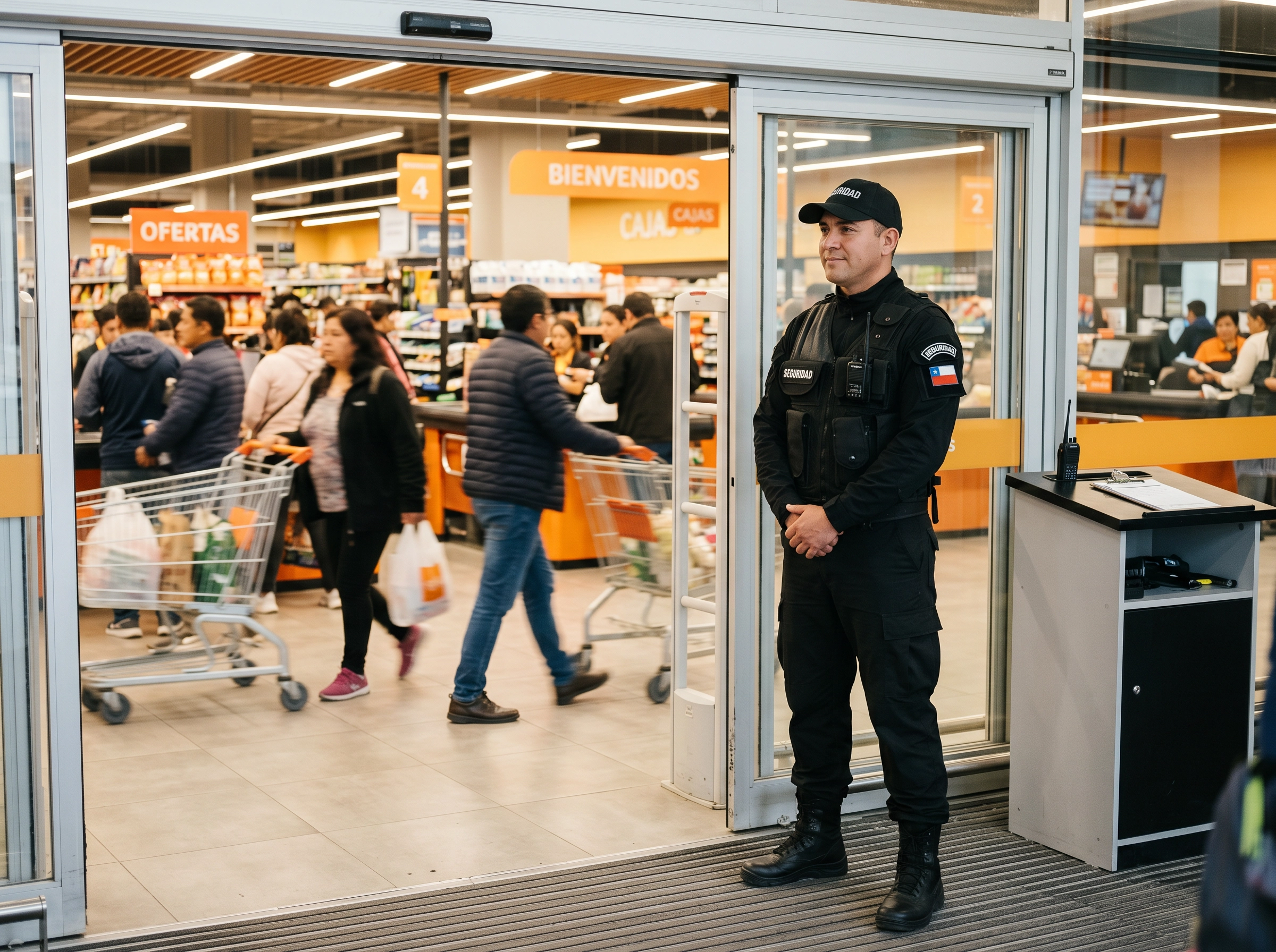 Guardia Allied en supermercado retail